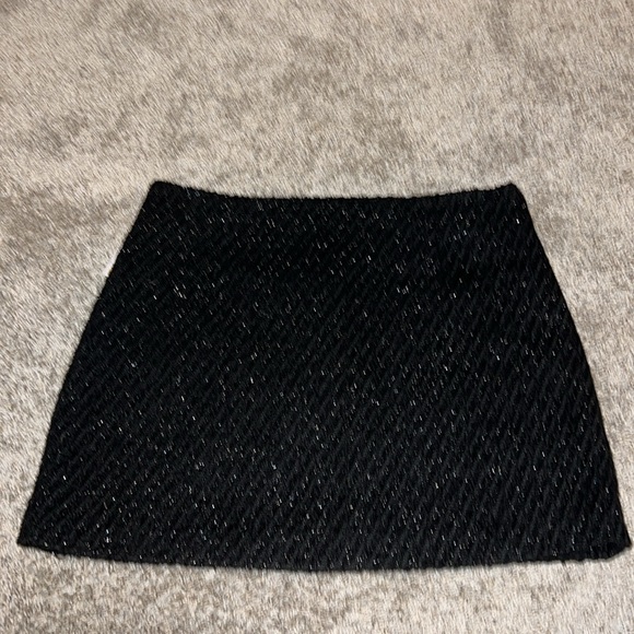 NWT MICHAEL KORS High-Waisted Tweed Mini Skirt Size 14 - Picture 6 of 14